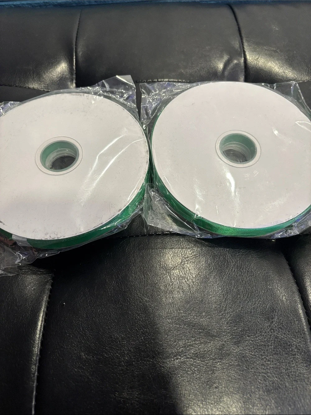 Green Ribbon Spool for Electronics & Crafts - Pack of 2